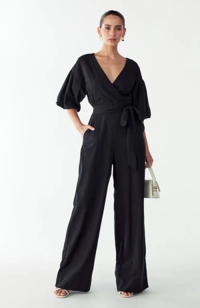 Willa Andrea Jumpsuit In Black