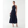 Willa Aquila Maxi Dress In Blue