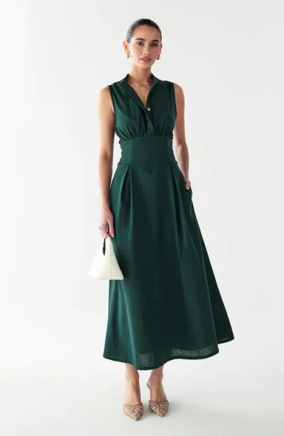 Willa Bexley Maxi Dress In Green