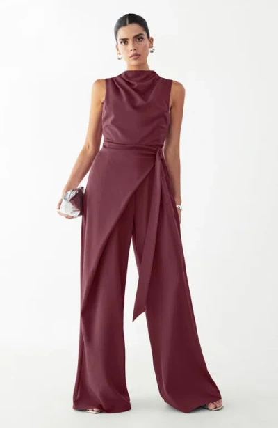 Willa Clove Jumpsuit In Purple