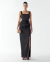Willa Detroit Maxi Dress In Black