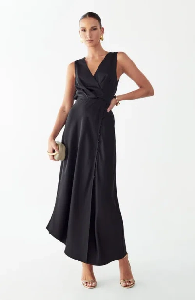 Willa Esme Midi Dress In Blue