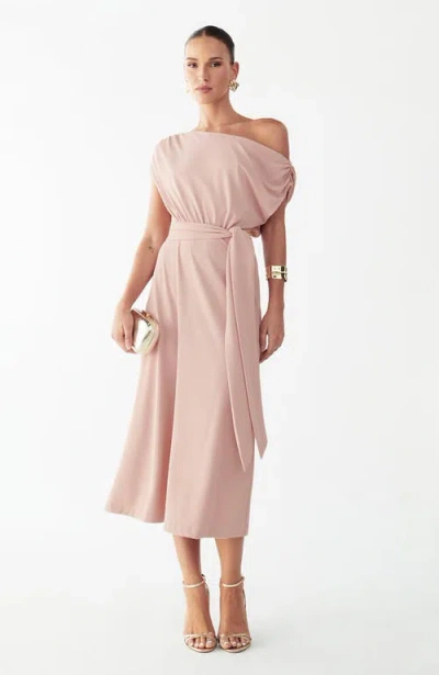 Willa Eva Midi Dress In Pink