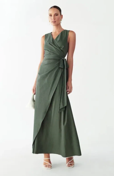 Willa Hattie Maxi Dress In Green