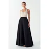 Willa Isla Maxi Skirt In Black