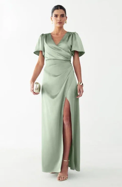 Willa Kimber Maxi Dress In Green
