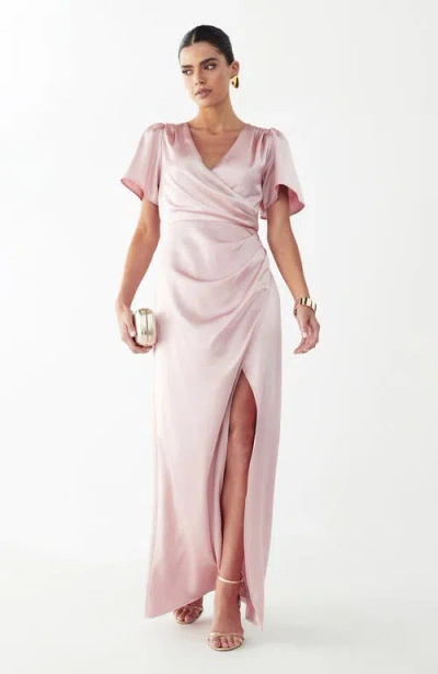 Willa Kimber Maxi Dress In Pink