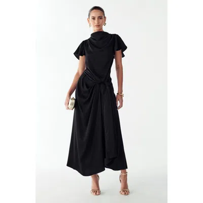 Willa Lissy Midi Dress In Blue
