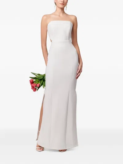 Willa Marla Strapless Maxi Dress In White