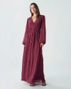 Willa Palamino Dress In Burgundy