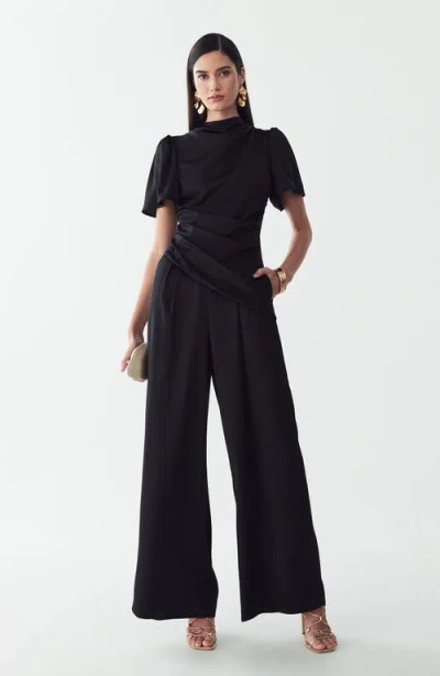 Willa Pika Jumpsuit In Black