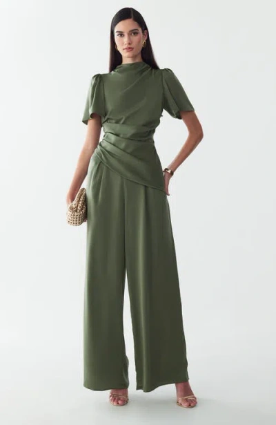 Willa Pika Jumpsuit In Green