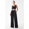 Willa Rise Wide Leg Pant In Black