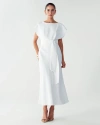 Willa Shauna Midi Dress In White