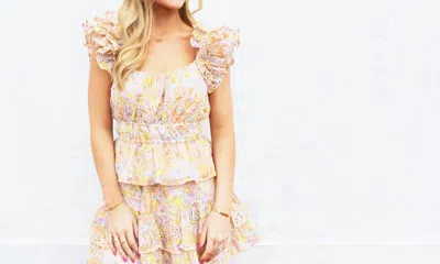 Willa Story Caroline Top In Multicolor