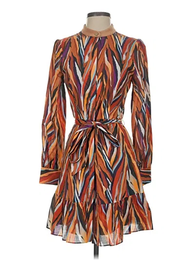 Pre-owned Willa Story Casual Dress In Orange