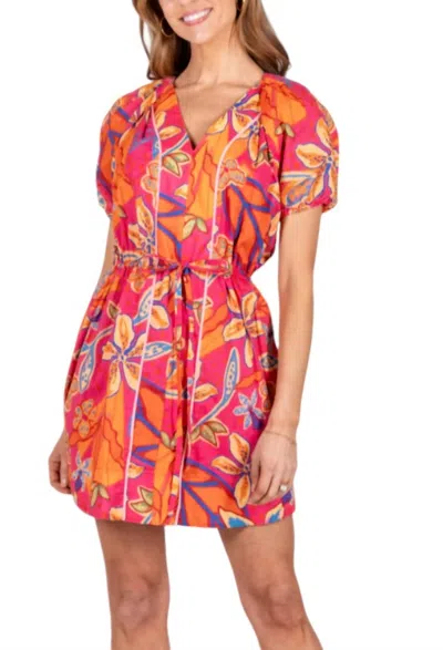 Willa Story Ella Dress In Pink Multi