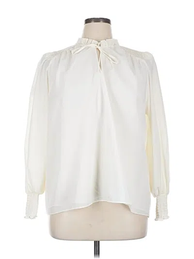 Willa Story Long Sleeve Blouse In Neutral