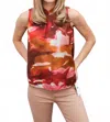 Willa Story Pia Blouse In Red Multi In Multi