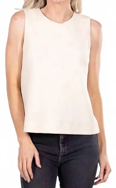 Willa Story Rowan Sleeveless Top In Cream In White