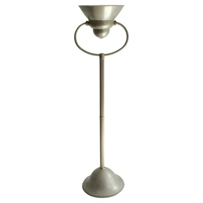 Pre-owned Willem H. Gispen 1920s Art Deco Floor Lamp By  With Adjustable Shade In Transparent