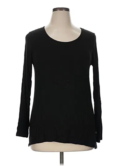 Pre-owned Willi Smith 3/4 Sleeve T-shirt In Black
