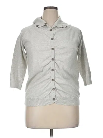 Pre-owned Willi Smith Cardigan Sweater In Gray