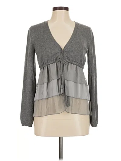 Pre-owned Willi Smith Cardigan Sweater In Gray