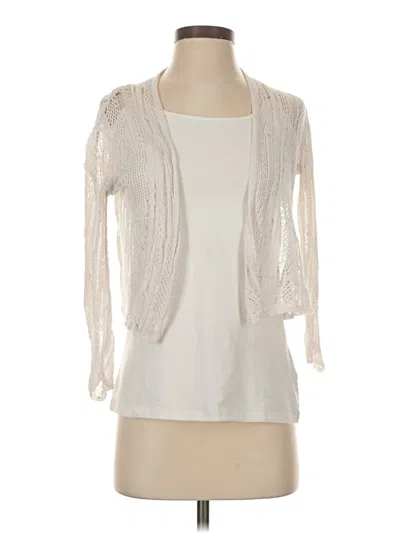 Pre-owned Willi Smith Cardigan Sweater In White