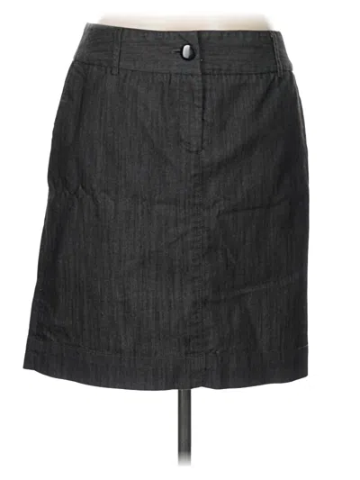Pre-owned Willi Smith Denim Skirt In Gray