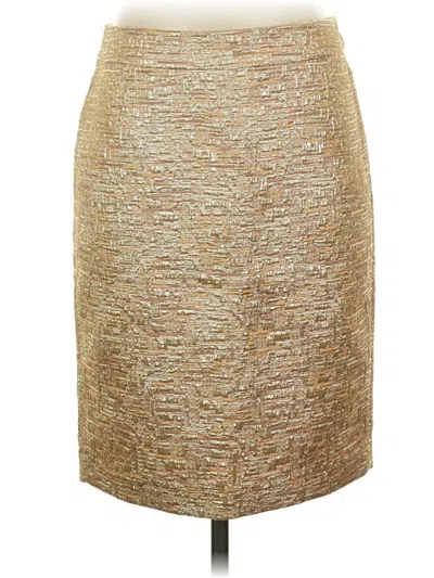 Pre-owned Willi Smith Formal Skirt In Gold