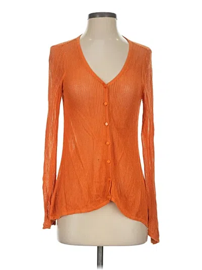 Pre-owned Willi Smith Long Sleeve Blouse In Orange