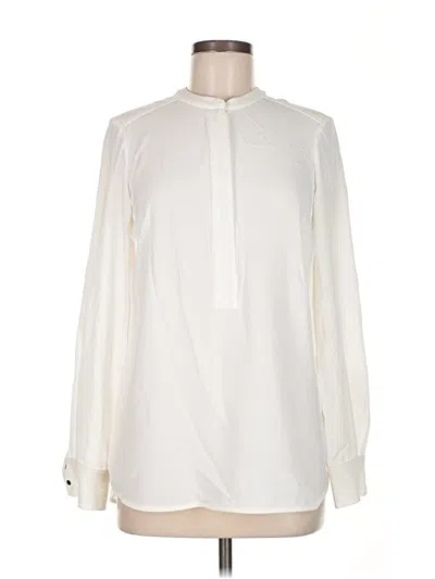 Pre-owned Willi Smith Long Sleeve Blouse In White
