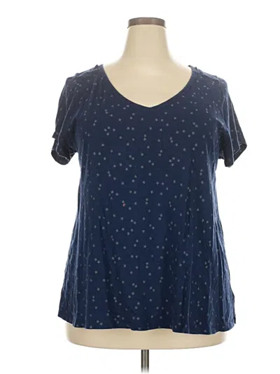 Pre-owned Willi Smith Short Sleeve T-shirt In Blue