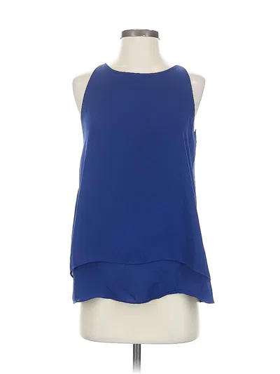 Pre-owned Willi Smith Sleeveless Blouse In Blue