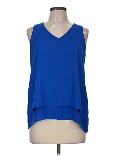 Pre-owned Willi Smith Sleeveless Blouse In Blue