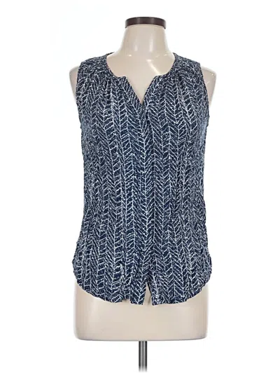 Pre-owned Willi Smith Sleeveless Blouse In Blue