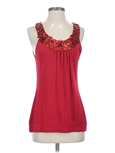 Pre-owned Willi Smith Sleeveless Blouse In Red