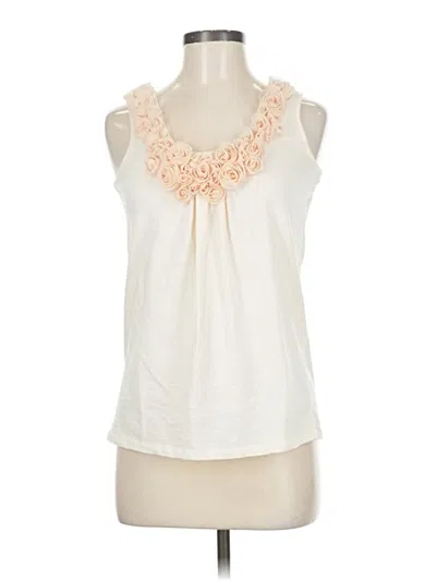 Pre-owned Willi Smith Sleeveless Blouse In White