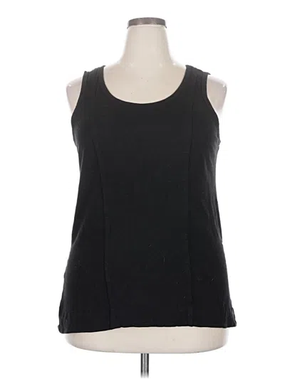 Pre-owned Willi Smith Tank Top Black Halter Neckline Tops