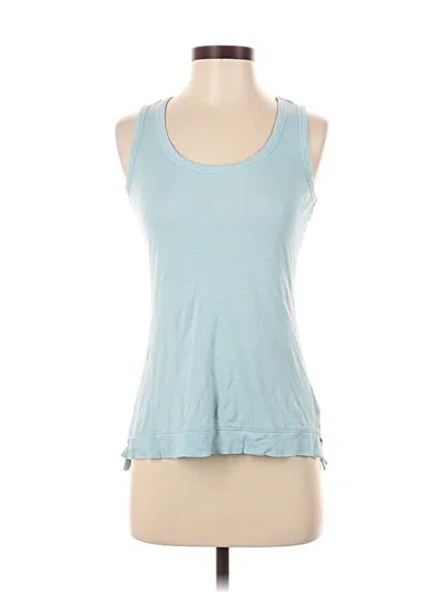 Pre-owned Willi Smith Tank Top Blue Halter Neckline Tops