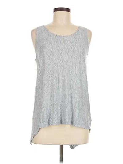 Pre-owned Willi Smith Tank Top Silver Halter Neckline Tops