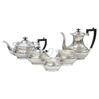 Pre-owned William Adams Antique  Wa English Sheffield Victorian Silver Plated Tea Set, 5 Pc