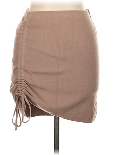 Pre-owned William B Casual Skirt In Tan