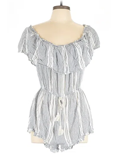 Pre-owned William B Romper In Gray