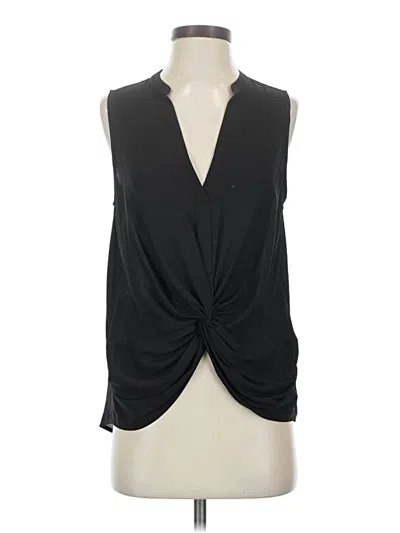 Pre-owned William B Sleeveless Blouse In Black