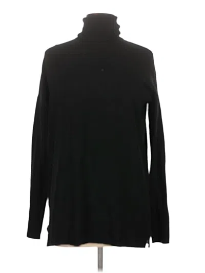 Pre-owned William B Turtleneck Sweater In Black