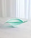 William D Scott Bent Leaf Bowl - Small In Celadon