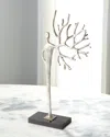 William D Scott Branch Woman Sculpture In Silver Leaf