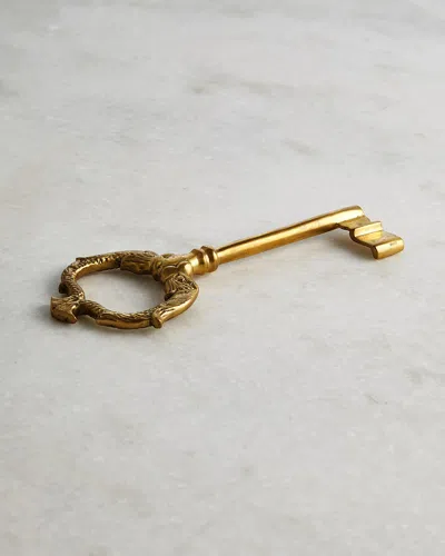 William D Scott Double Dolphin Key In Gold